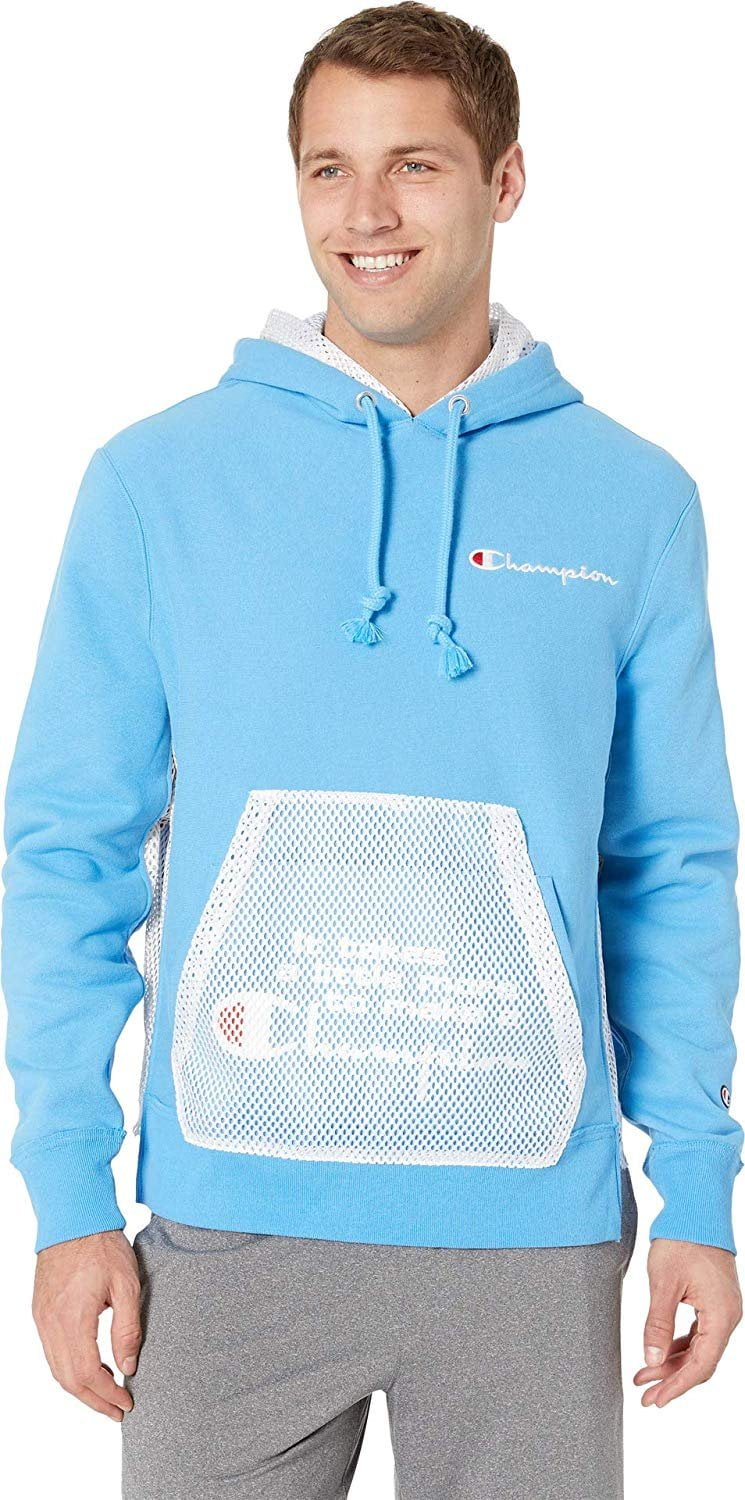 active blue champion hoodie