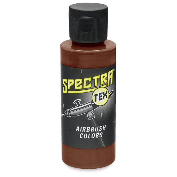 Badger Spectra Tex Airbrush Color - 2 oz, Transparent Mocha Brown