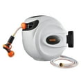 thumbnail image 1 of STAWAY 65ft Retractable Hose Reel - Auto Rewind, 180° Swivel, Durable PVC, 9-Pattern Nozzle, Perfect for Lawn & Garden, Easy Wall-Mount, 1 of 8
