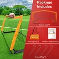 thumbnail image 6 of Happy Jump Portable Soccer Goal 6.6x3.3 FT Pop Up Soccer Net for Kids Backyard Training, 1 Pack, 6 of 6