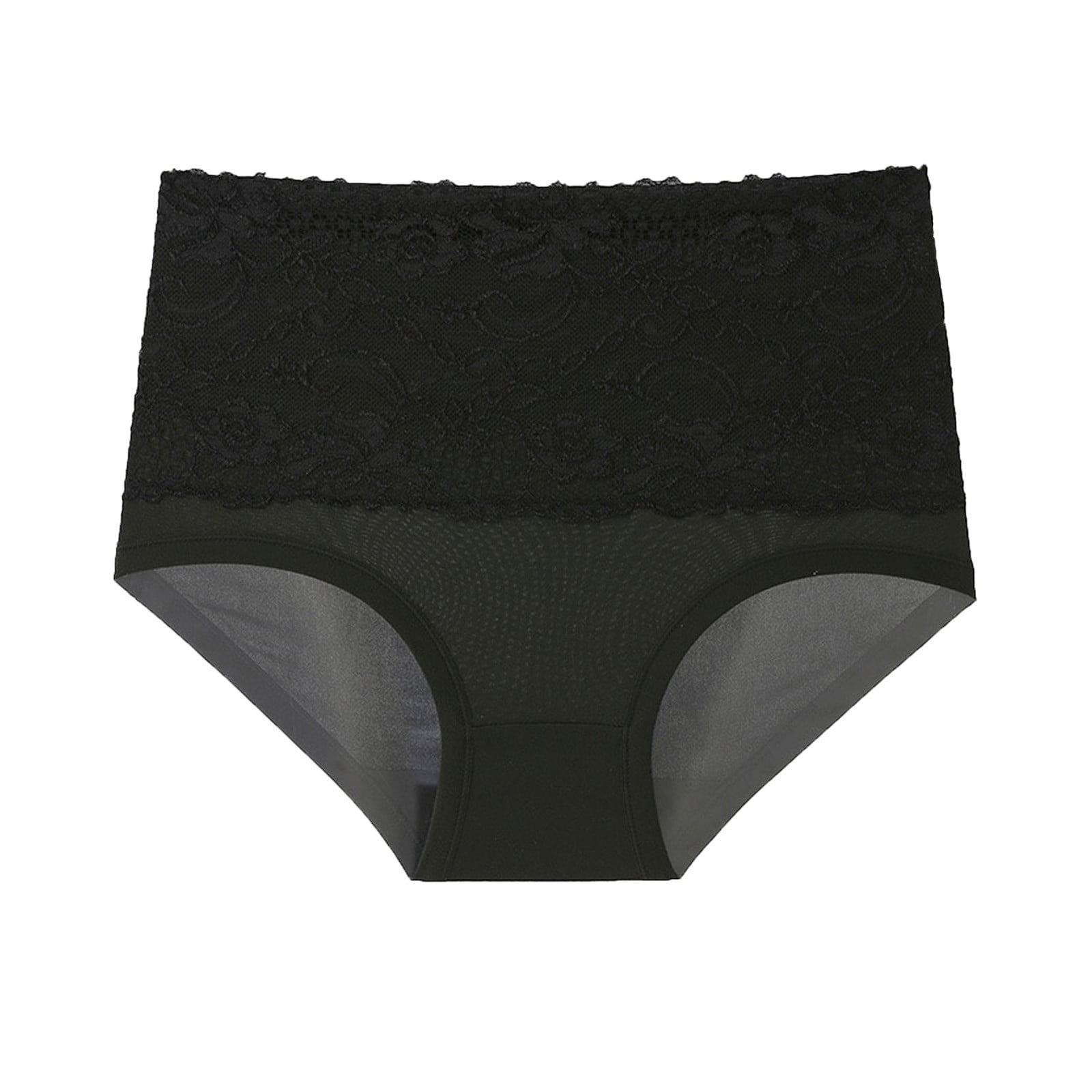 HUPOM Crotchless Panties Womens Underwear High Waist Casual Tie Comfort  Waist Purple X5XL