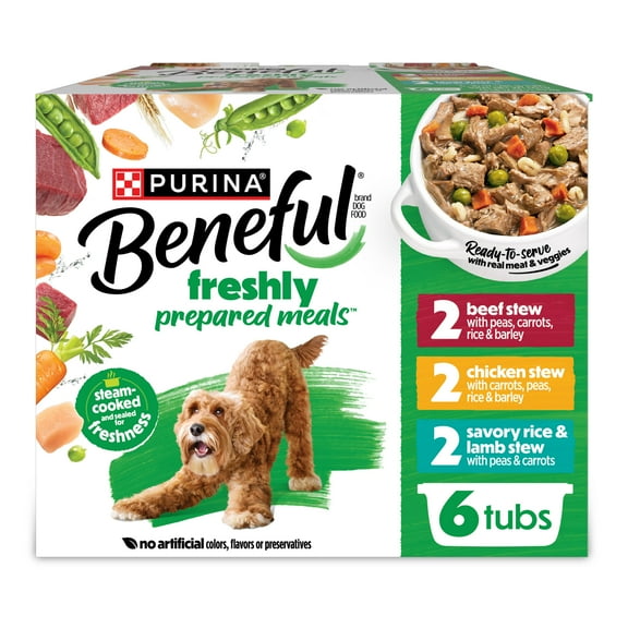 Purina Beneful Dog Food Freshly Prepared Meals Variety Pack Wet Dog Food with Gravy