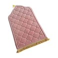 thumbnail image 1 of Portable Prayer Mat Collectible Floor Carpet Muslims Mat Rugs for Father Area Father Day Rugs for Cafe Bar Indoor Pink, 1 of 9