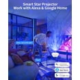 thumbnail image 2 of Galaxy Projector Star Projector, Night Light Projector Light for Bedroom, Room Decor,Smart WiFi Music Star Lights, 2 of 5