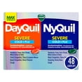 thumbnail image 1 of Medicamentos para el resfriado y la gripe Vicks DayQuil y NyQuil SEVERE 48 LiquiCaps, 1 of 7