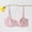 Pink, variant on Underwire Bras for Women No Padding Convertible Lifting Full Coverage Bra Breathable Adjustable Strap Everyday Brassiere