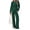 C-Green, variant on UVN Fall 2 Piece Outfit Set for Women Long Sleeve Top and Color Block Pants Ladies Casual Lounge Matching Set