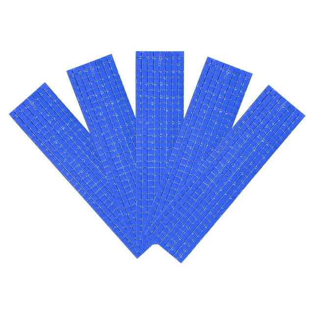 Uxcell 4720Pack 5 x 5mm Azulejos de Espejo de Disco Autoadhesivos, Azul