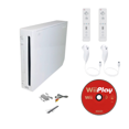 thumbnail image 1 of Nintendo Wii Gaming Console White Bundle with Wii Play Game, 2 Remotes & 2 Nunchuks (Refurbished), 1 of 8