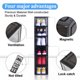 thumbnail image 3 of Cajas grandes de almacenamiento para zapatos apilables paquete de 12 unidades organizador de zapatos de plástico duro con puerta magnética contenedor, 3 of 8
