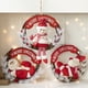thumbnail image 2 of Guirnalda navideña de muñeco de nieve de Papá Noel, adornos colgantes, puerta delantera, pared, feliz árbol de Navidad, suministros de decoración, 2 of 4