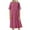 Pink, variant on Summer Dresses for Women 2025 Ndbuld Women Casual Fashion Loose Printed Sleeveeless Pocket Round Neck Dress Yellow M