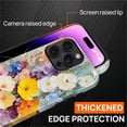 thumbnail image 6 of Magnetic Case for iPhone 15 Pro, Compatible with MagSafe Hybrid Heavy Duty 2 in 1 Full Body Rugged Shockproof Protection Glossy Case Oil Painting Flowers Garden, 6 of 7
