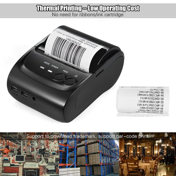 Mini Wireless USB Thermal Printer Ticket POS Printing for Android - Walmart.com