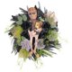 thumbnail image 1 of Corona de Halloween para puerta de entrada Corona de momia para ventana Dormitorios al aire libre, 1 of 9