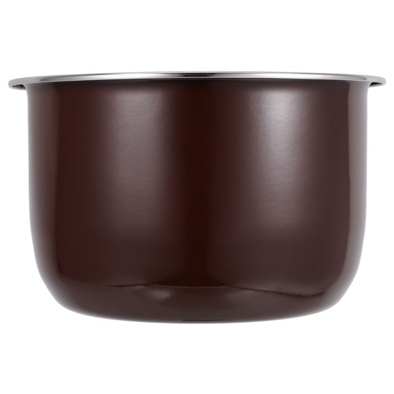 CATIEBYE Large Capacity Aluminum Inner Pot for Rice Cooker, Multi-Purpose Brown Replacement Pot for Home and Kitchen Cooking