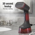 thumbnail image 4 of CHI LAVA Ceramic Plate Garment Steamer for Clothes with Fabric Brush, 2 Steam Modes, 1600 Watts, Red, 4 of 11
