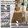 thumbnail image 4 of Ivalue Kitchen Rug Sets 2 Pieces Non Slip Kitchen Rugs and Mats Washable Kitchen Mats (Black), 4 of 11