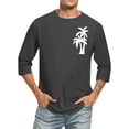 thumbnail image 1 of Birdeem Chemises pour Hommes Imprimé Col Rond Mode Décontractée Manches Courtes Blouses, 1 of 9