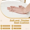 thumbnail image 4 of Juego de 2 taburetes de bar VECELO con altura de mostrador ajustable, color blanco, 4 of 7