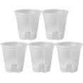 thumbnail image 2 of XDDST 5Pcs Round Transparent Nursery Pots with Deep Reservoir, 2 of 9