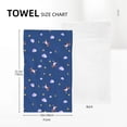 thumbnail image 4 of YFYANG Absorbent Towel, Soft Skin-Friendly Happy Cartoon Animals Washcloth Bath Towel, Suitable for All Skin, 27.5 x 16-inch, 4 of 7