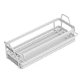 thumbnail image 4 of Kitchen Sink Sponge Holder,Rustproof Countertop Soap Dish Rack Drainer for Dish Cloth Sink Stoppers Soap Dispenser Bottle White, 4 of 8