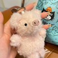 thumbnail image 4 of Llavero con colgante de cerdo rizado Jellycat Original, muñeco de peluche, bolso, llavero colgante para coche hecho a mano, 4 of 5