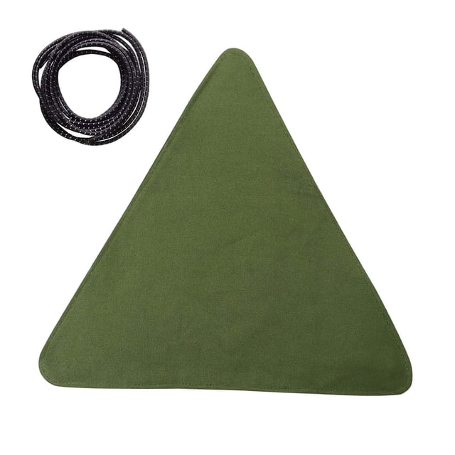 Taburete triangular para acampar Cola de tela con 2M Cuerda BBQ Montañismo Slacker