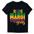 thumbnail image 2 of Aloohaidyvio Mardi Gras Shirts,Women Carnival Parade Street T-Shirt Short Sleeve Mask Graphic Funny Tee Tops,2025 Mardi Gras Clothing Clearance, 2 of 5
