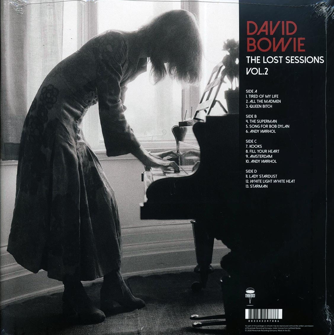 欧2discs LP David Bowie Lost Sessions Vol.2 PARA381LPLTD Parachute Recording Company /00660 David Bowie The Lost Sessions Vol. 2 (Limited Edition, Black