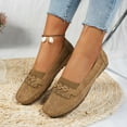 thumbnail image 6 of Brown Tassel Hollow Flat Shoes Women Casual Summer Fall Fashion Versatile Sweet Cool, 6 of 9