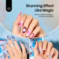thumbnail image 2 of Esmalte en gel con forma de escarabajos para uñas, 20 ml, sin hematones, transparente, UV y LED, 2 of 7
