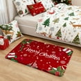 thumbnail image 4 of Rapeiae 23.6x15.7inches Christmas Decorative Carpet Diatom Mud Mat Bathroom Absorbent Mat Dirtresistants and Nonslip Bathroom Mat, 4 of 6