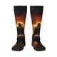 thumbnail image 1 of Fotbe Western Rainy Desert Cowboy Calcetas Divertidas Estampadas para Hombre y Mujer, Calcetas de Algodón hasta la Rodilla para Caminar, Correr, Enfermería y Embarazo, 1 of 6