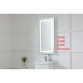 thumbnail image 5 of Helios 20in x 40in Hardwired LED mirror with touch sensor and color changing temperature 3000K/4200K/6400K, 5 of 5