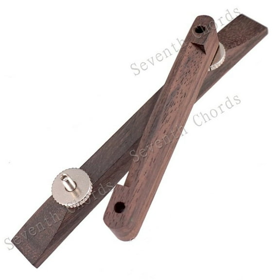 Rosewood 6 String Archtop Guitar Adjustable Bridge Part for Jazz Acoustic Guitar