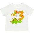thumbnail image 3 of Inktastic Happy Dinosaur Third Birthday-green Boys or Girls Toddler T-Shirt, 3 of 5