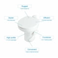 thumbnail image 4 of Inodoro para autocaravanas Thetford Aqua-Magic Style II, blanco, perfil alto, 4 of 9