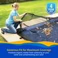 thumbnail image 5 of Blue Wave 12' x 20' Rectangular Above Ground Leaf Net Pool Cover, 5 of 7