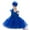 Royal Blue, variant on Kids Flower Girl Dress One Shoulder Birthday Party Dress Princess Gown for Pageant