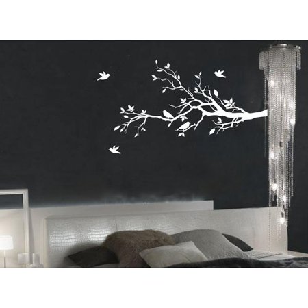 Innovative Stencils Tree Branches With Leaves And Love Birds Wall Innovative Stencils Tree Branches With Leaves And Love Birds Wall Decal