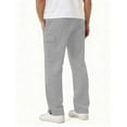 thumbnail image 6 of Mens Joggers Open Bottom Lounge Fleece Pants Casual Cargo Joggers Sweatpants with Packets, 6 of 9
