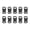 11 black, variant on Side Release Buckles Versatile Belt Buckle Multiple Size Buckle Replacement Plastic Buckle for Quick and Easy Adjustment