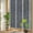 Black, Charcoal, Gray, variant on Window Privacy Film for Home Office Static Cling, Blue Stripes Decorative Stained Glass Window Film for Small Windows/Cabinet Glass/Bathroom Windows Farmhouse Modern Abstract Art 17.7 x 39.3 Inches