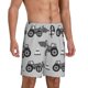thumbnail image 2 of Fotbe Gray Tractor Pantalones Cortos de Pijama para Hombre, Ropa de Dormir, Pantalones de Pijama Cortos para Hombre-3X-Large, 2 of 6