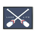 thumbnail image 2 of Stupell Industries Lake Life Crossed Nautical Paddle Oars Sports Sign,14 x 11, Design by Daphne Polselli, 2 of 5