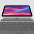 thumbnail image 4 of Logitech Combo Touch, Detachable iPad Keyboard Case (10th gen and A16) with Large Precision Trackpad, Full-Size Backlit Keyboard, Oxford Gray, 4 of 9