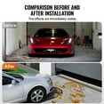 thumbnail image 5 of VEVOR Garage Door Threshold and Bottom Seals Kit, 16 FT U Shape+O Ring Universal Garage Door Bottom Seal Weatherstrip PVC, Combine with Weatherproof Garage Threshold Seal Strip with Adhesive, Black, 5 of 9