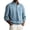 Light Blue, variant on Mens Polo Sweater Long Sleeve Shirt Button Down Knit Pullover Relaxed Fit Collared Casual Tops Black L